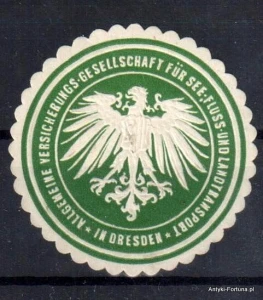 Winieta, siegielmarke - Dresden  - Nr 59/a Ubezpieczenia