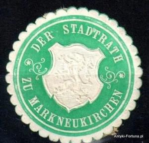 Winieta, siegielmarke , zalepka - MarkneuKirchen - Nr 75/a