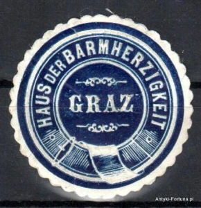 Winieta, siegielmarke , zalepka - Graz - Nr 81/a