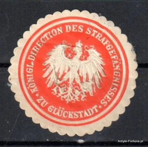 Winieta, siegielmarke , zalepka -  Gluckstadt  - Nr 88/a