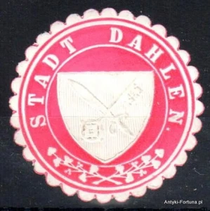 Winieta, siegielmarke , zalepka - Dahlen - Nr 94/a