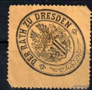 Winieta, siegielmarke , zalepka -  Dresden - Nr 96/a