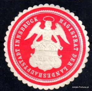 Winieta, siegielmarke , zalepka -  Innsbruck - Nr 104/a