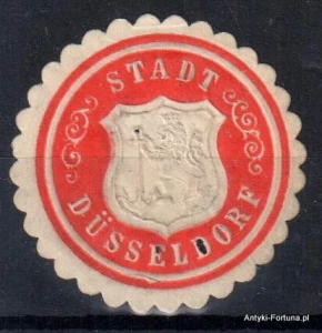 Winieta, siegielmarke , zalepka -  Dusseldorf - Nr 105/a