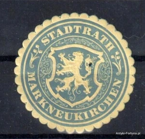 Winieta, siegielmarke , zalepka - MarkneuKirchen - Nr 119/a