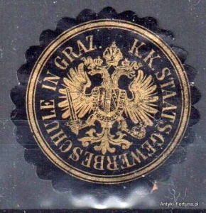 Winieta, siegielmarke , zalepka - Graz - Nr 122/a