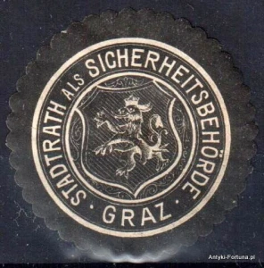 Winieta, siegielmarke , zalepka - Graz - Nr 123/a