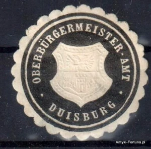 Winieta, siegielmarke , zalepka - Duisburg   -  Nr 131/a