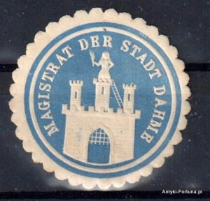 Winieta, siegielmarke , zalepka - Dahne - Nr 133/a