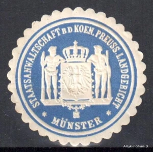 Winieta, siegielmarke , zalepka - Munster - Nr 137/a
