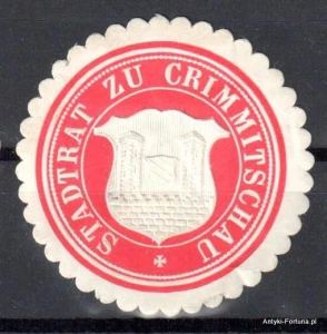 Winieta, siegielmarke , zalepka - Crimmitschau  -  Nr 147/a