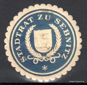 Winieta, siegielmarke , zalepka - Sebnitz - Nr 151/a