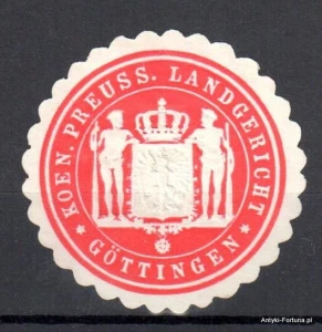 Winieta, siegielmarke , zalepka - Gottingen - 154/a
