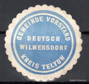 Winieta, siegielmarke , zalepka - Deutsche Wilmersdorf - Nr 158/a