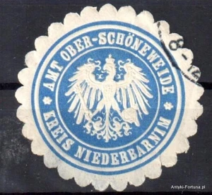 Winieta, siegielmarke , zalepka - Ober Schoneweide - Nr 175/a