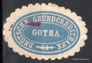 Winieta, siegielmarke , zalepka - Gotha - Nr 182/a