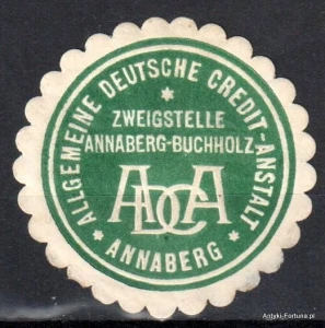 Winieta, siegielmarke , zalepka - Annaberg - Nr 184/a