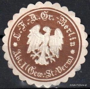 Winieta, siegielmarke , zalepka - Berlin - Nr 188/a