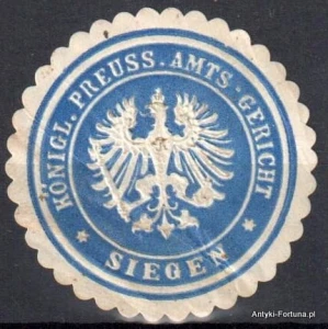 Winieta, siegielmarke , zalepka -  Siegen - Nr 198/a