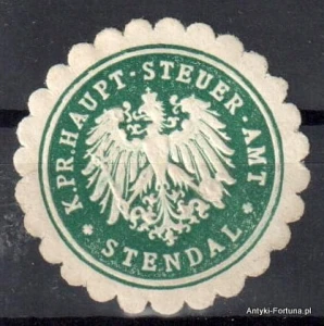 Winieta, siegielmarke , zalepka - Stendal - Nr 204/a