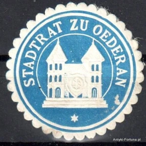 Winieta, siegielmarke , zalepka - Oederan - Nr 205/a