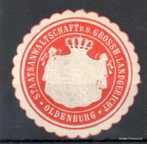 Winieta, siegielmarke , zalepka - Oldenburg - Nr 209/a