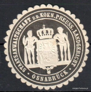 Winieta, siegielmarke , zalepka  -  Osnabruck - Nr 224/a