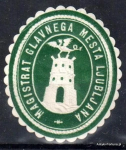 Winieta, siegielmarke , zalepka - Ljubljana  -  253/a
