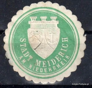 Winieta, siegielmarke , zalepka - Meiderich - Nr 262/a