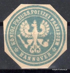 Winieta, siegielmarke , zalepka - Hannover -  Nr 277/a Polizei