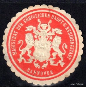 Winieta, siegielmarke , zalepka - Hannover -  Nr 284/a