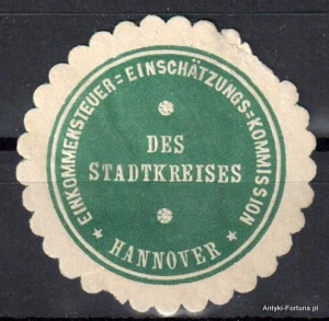 Winieta, siegielmarke , zalepka - Hannover -  Nr 293/a