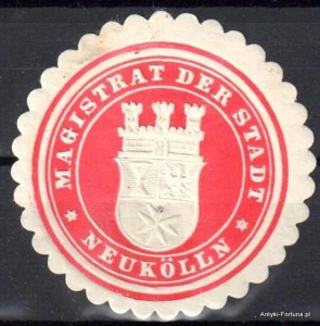 Winieta, siegielmarke , zalepka - Neukolln - Nr 304/a