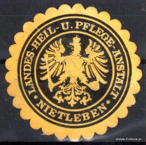 Winieta, siegielmarke , zalepka - Nietleben - Nr 306/a