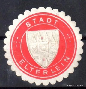 Winieta, siegielmarke , zalepka - Elterlein - Nr 307/a