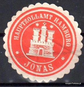 Winieta, siegielmarke , zalepka - Hamburg - Jonas - Nr 310/a