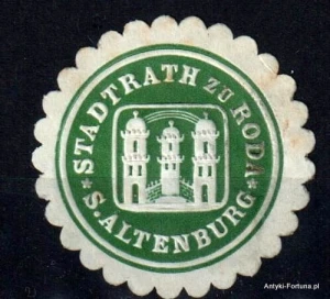 Winieta, siegielmarke , zalepka - Altenburg - Nr 330/a