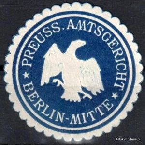 Winieta, siegielmarke , zalepka - Berlin - Mitte - Nr 351/a