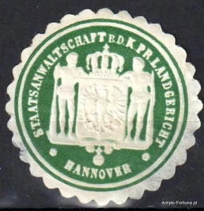 Winieta, siegielmarke , zalepka - Hannover -  Nr 374/a