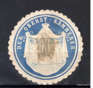 Winieta, siegielmarke , zalepka   - Der Oberst Kammer - Nr 387/a