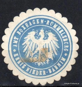 Winieta, siegielmarke , zalepka  - Amt Boxhagen-Rummelsburg - Nr 390/a