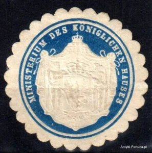 Winieta, siegielmarke , zalepka   - Koniglichen Hauses - Nr 391/a