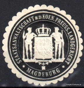 Winieta, siegielmarke , zalepka  -  Magdburg - Nr 418/a