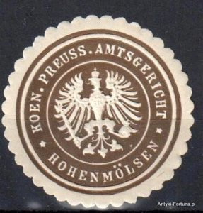 Winieta, siegielmarke , zalepka - Hohenmolsen-  Nr 420/a 