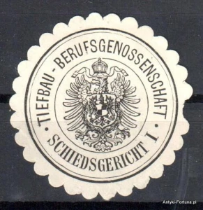Winieta, siegielmarke , zalepka  - Schiedsgericht - Nr 426/a