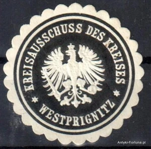 Winieta, siegielmarke , zalepka  - Westprignitz - Nr 428/a
