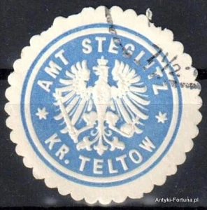 Winieta, siegielmarke , zalepka - Amt Steglitz - Nr 429/a