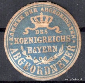 Winieta, siegielmarke , zalepka  - Abgeordneter  Bayern - Nr 445/a
