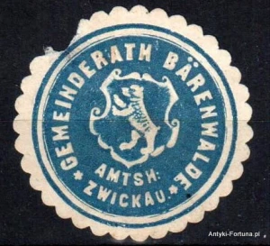 Winieta, siegielmarke , zalepka  - Barenwalde - Nr 451/a