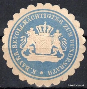 Winieta, siegielmarke , zalepka  - Bundesrath - Nr 460/a 